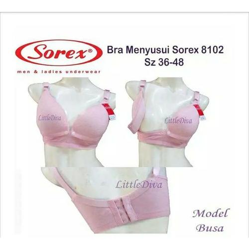 Jual Sorex 8102 | Breastfeeding Bra / Bh Menyusui Bukaan Depan Busa - Kota  Tangerang Selatan - Abt | Tokopedia
