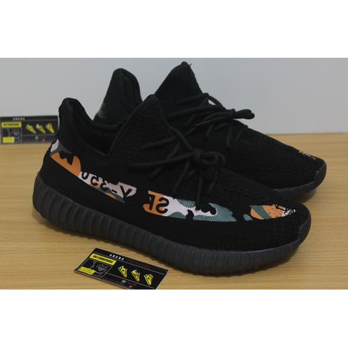 yeezy 350 total black