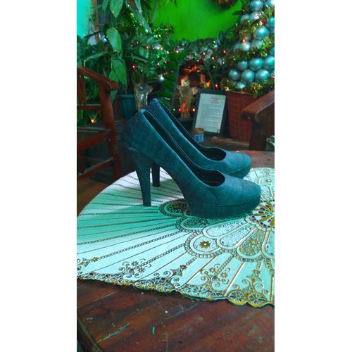 Jual Denim shoes high heels - Jakarta 