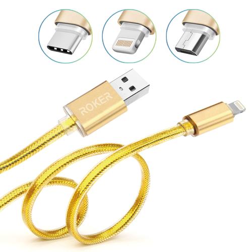 Foto Produk Kabel Elegant Metal Type c - gold dari Roker Official Store