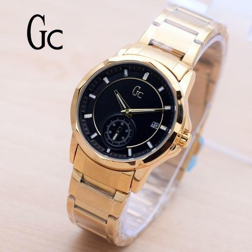 Foto Produk JAM TANGAN WANITA JAM TANGAN GC CHRONO DETIK GOLD MURAH TERMURAH dari waw03