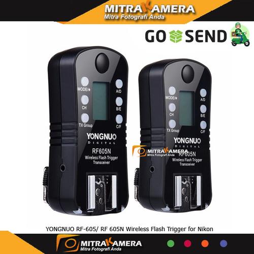 Foto Produk YONGNUO RF-605/ RF 605N Wireless Flash Trigger for Nikon dari mitrakamera
