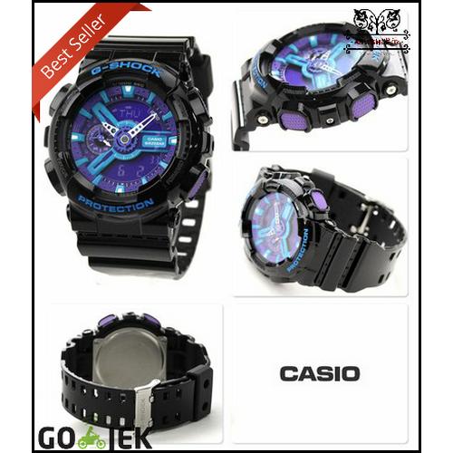 Jual CASIO G-SHOCK GA-110HC BLACK LIST PURPLE ORI BM - Jakarta Selatan -  rifaishop.id_ | Tokopedia