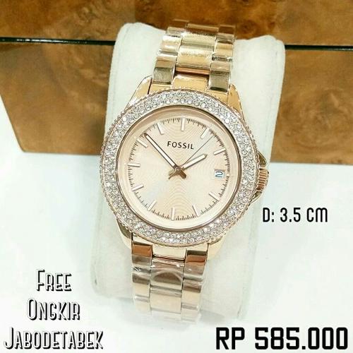 Foto Produk JAM TANGAN WANITA ELEGAN JAM TANGAN FOSSIL GOLD MURAH TERMURAH dari waw03
