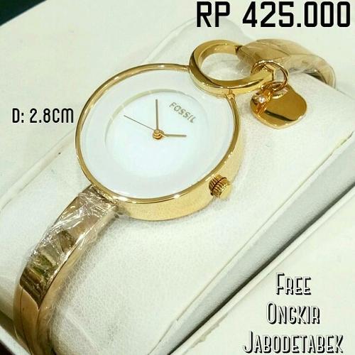 Foto Produk JAM TANGAN WANITA ELEGAN JAM TANGAN FOSSIL STRAP MODEL GELANG MURAH dari waw03