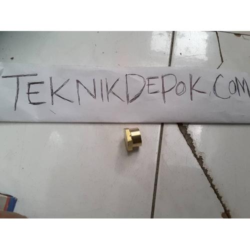 Jual dop 3/8 inch besi kuning cap tutupan pipa tutup air clean out dop ...