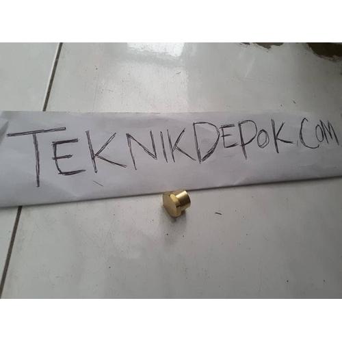 Jual dop 1/4 inch besi kuning cap tutupan pipa tutup air clean out dop ...