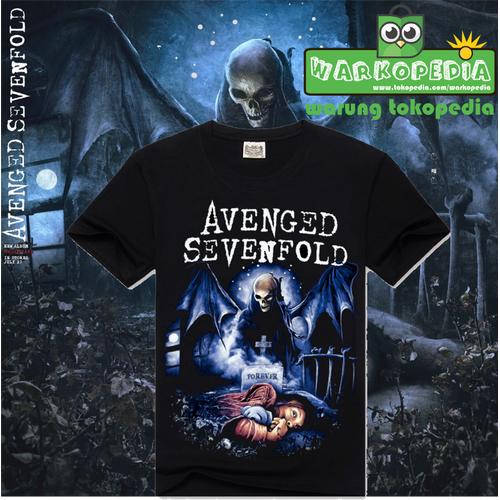 KAOS PRINT SABLON DTG AVENGED SEVENFOLD 