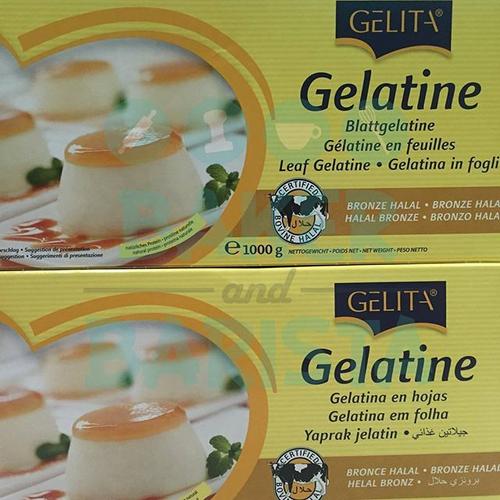 Jual Gelatine Sheet (Bronze) / Gelatine lembaran HALAL (PER 5 LEMBAR