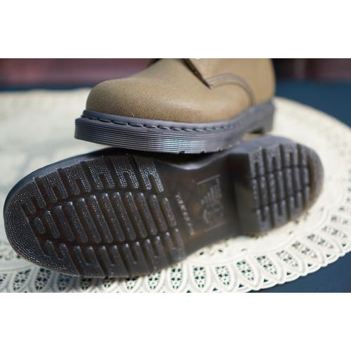 green canvas doc martens