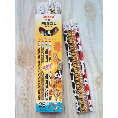 Foto Produk Pensil 2B Joyko P-101 2B Animal ( per lusin ) dari Paper Shop Jkt