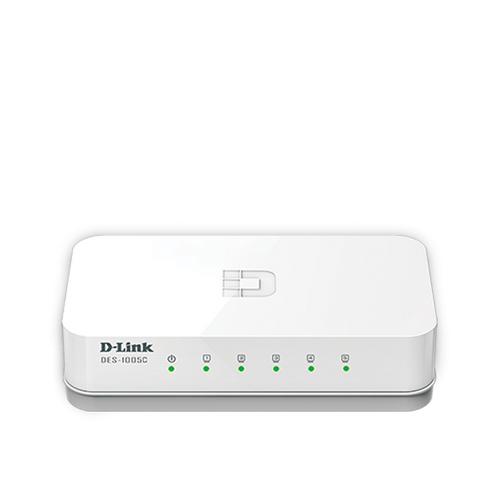 Foto Produk D-Link DES-1005C 5-Port 10/100 Mbps Unmanaged Switch dari Network Online