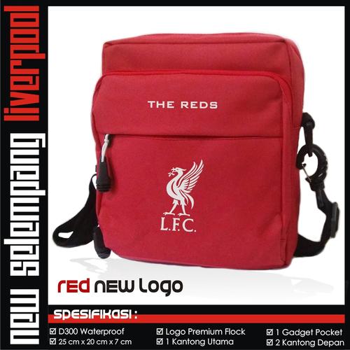 Gambar TAS SELEMPANG NEW LIVERPOOL MERAH dari Tas Bola Murah Kota Bekasi Tokopedia