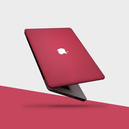 Foto Produk Macbook Case Red Wine MAROON NEW AIR PRO RETINA 11 13 15 Non/ Touchbar dari RajAppleCom