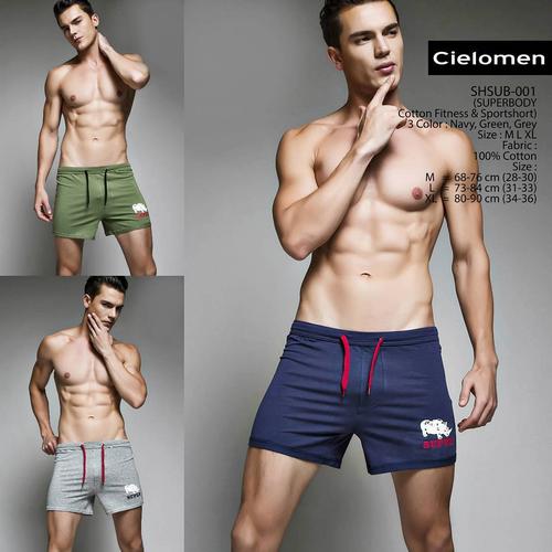 Foto Produk CELANA PENDEK IMPORT BRANDED SHSUB-001 SPORT SHORT GYM FITNESS RUNNING dari Cielomen