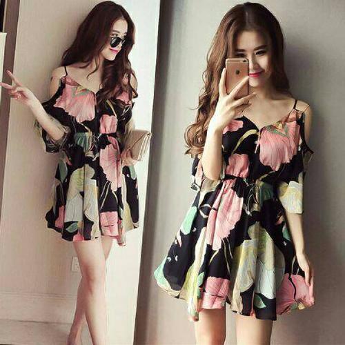 Foto Produk dress cutout shoulder 039 dari itinneshop
