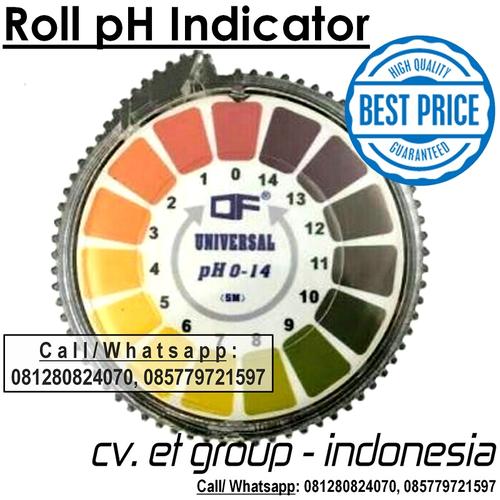 Gambar DF UNIVERSAL Roll pH Indicator Paper - Kertas pH Rol Indikator pH 1-14 dari easytest Kab. Brebes Tokopedia