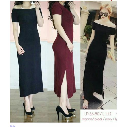 Jual Comfy Slim-Long dress slimfit 