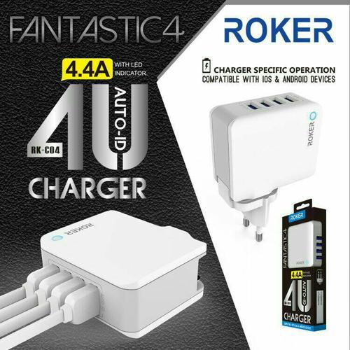 Foto Produk Charger Roker Fantastic 4 dari Roker Official Store