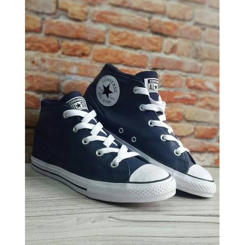 Jual Sepatu Converse Leather High Buat 