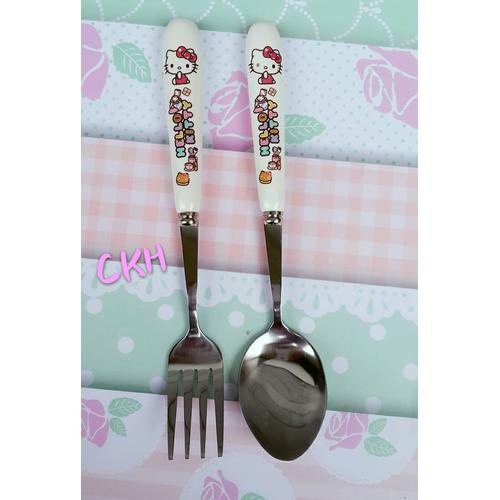 Gambar sendok set hello kitty dari CHINGZ KITTY HOUSE Kota Bandung Tokopedia