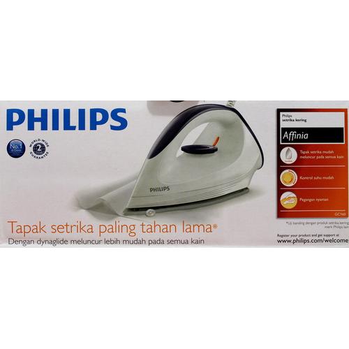 Foto Produk PHILIPS DRY IRON GC 160 AFFINIA / SETRIKA GC160 350 WATT PROMO MURAH dari warungvitato