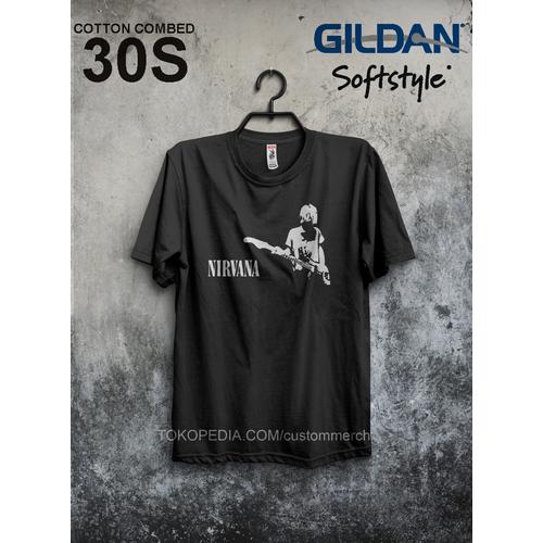Jual KAOS BAND NIRVANA KURT COBAIN CUSTOM MERCH GRUNGE - Kab ...