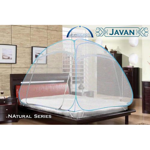 Jual kelambu Javan Bed Canopy Natural Xtra King ukuran 200x200 cm Biru Jakarta Barat