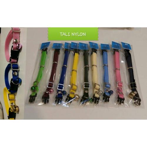 Foto Produk Kalung katun polos halus untuk kucing anjing kelinci dengan lonceng. - Merah dari cicilia Goen Shop