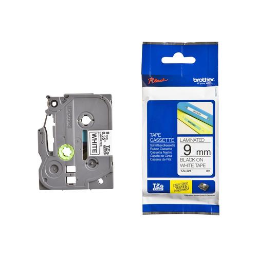 Brother Label Tape TZE-221 9mm Black On 
