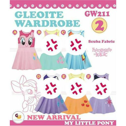 Dress Anak Pinkie Pie (Import) --> Size Besar di Rensia's Shop Tokopedia