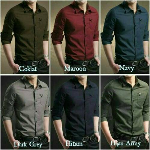 Foto Produk MYLER JUMBO XXL dan XXXL kemeja pria lengan panjang size jumbo 2XL 3XL dari Rifa t-shirt