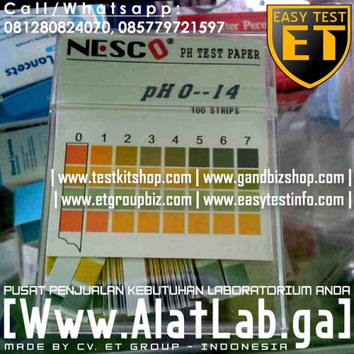 Gambar Kertas pH NESCO Murah Banget dari easytest Kab. Brebes Tokopedia
