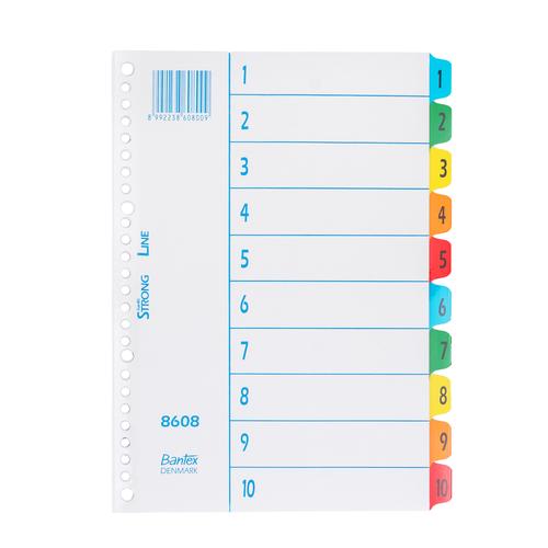 Foto Produk Bantex Index (1-10) 26 Holes For Multiring Binder B5 #8608 00 dari Bantex Indonesia