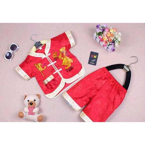 Foto Produk Cheongsam Dragon / Setelan Baju Cina Anak Cowo Limited dari Helen J. Ives Store