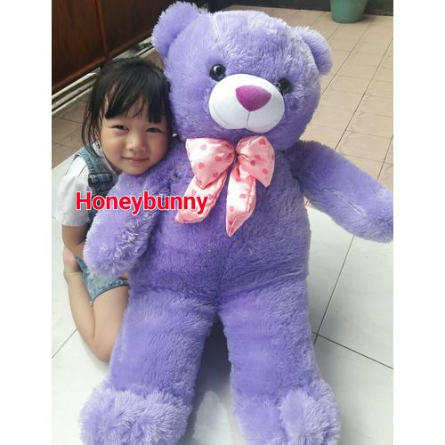 Jual Boneka teddy bear ungu jumbo 
