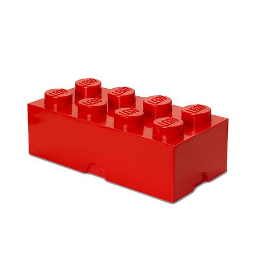 Lego Storage Brick 8 Red - DC001028 
