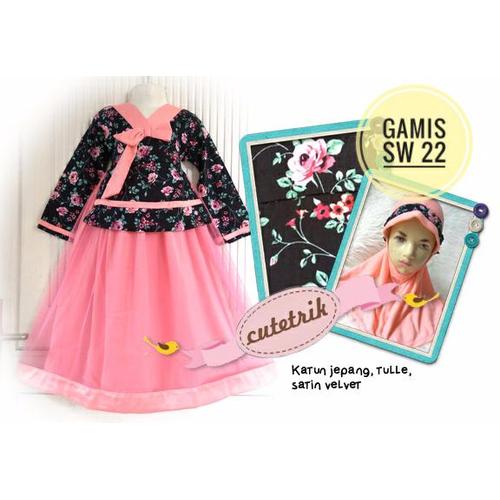 Gamis Baju Muslim Anak Cutetrik Ohbaby Katun Jepang Ub Elevenia
