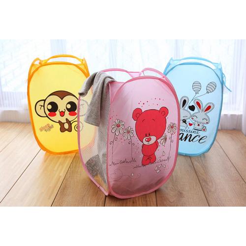 Foto Produk SALE ! Keranjang Baju Kotor Lipat Motif Karakter Laundry Basket dari gamaneca20