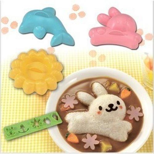 Foto Produk SALE ! Rice Mold 4in1 (Rabbit, Dolphin, Flower, Expression) murah dari gamaneca20