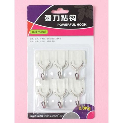 Foto Produk SALE ! Gantungan Barang Kail isi 6 Powerfull Hook 2KG murah dari gamaneca20