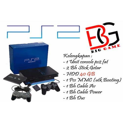 Foto Produk Sony Playstation 2 / PS2FAT / PS 2 Hdd 40Gb - Full Games Lengkap Murah - 40GB dari Hendri Elektronik