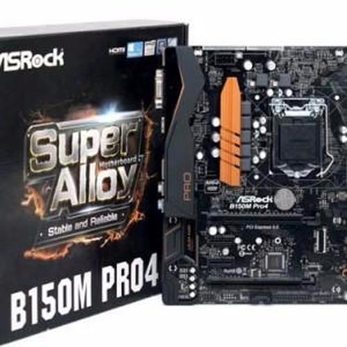 Foto Produk ASRock B150M Pro4 LGA 1151 Intel B150 HDMI SATA 6Gb/s USB ... dari SSD Comp