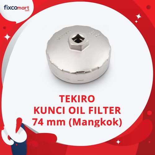 Foto Produk Tekiro Kunci Oil Filter Mangkok 74 mm (BMW, VW, Audi, Opel, Innova) dari FIXCOMART