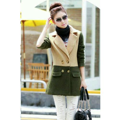 Foto Produk Two Tone Coat Green dari Princilia
