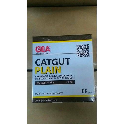 Foto Produk Catgut Plain 2/0 GEA Plus Jarum dari AGNES MEDIKA
