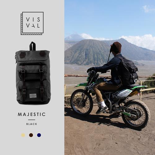 Foto Produk Tas Visval Majestic Black Series / Tas Laptop Backpack dari BAGGEN