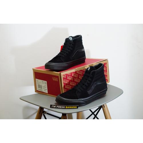 Foto Produk Sepatu Vans Sk8 SK 8 Hi Full All Black Black HIgh DT Premium Hitam dari Fresh Banana