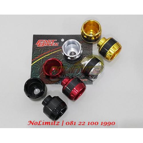 Foto Produk Cover / Tutup / Jalu As Roda Depan Fast Bikes Carbon Universal - NMAX dari NoLimitz Maticshop
