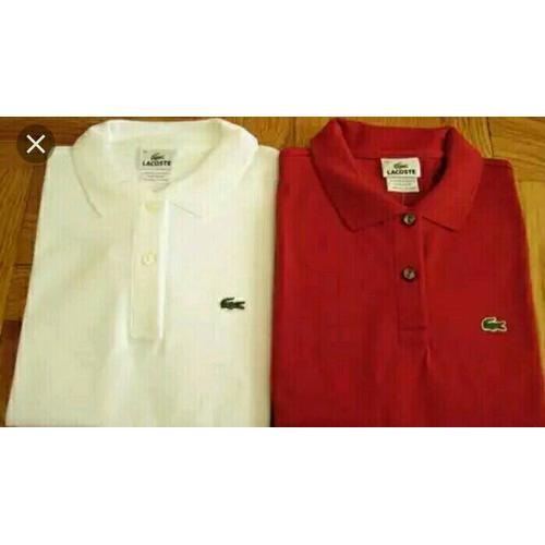 Foto Produk Polo shirt BIG SIZE XXXL-XXXXL LACOSTE MERAH DAN PUTIH dari KLAMBI BIGSIZE CLOTH